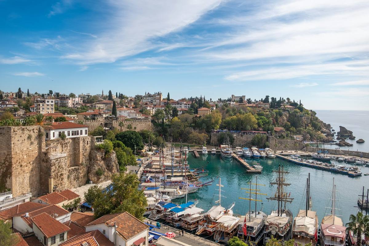 The old harbour and Kaleici district of Antalya