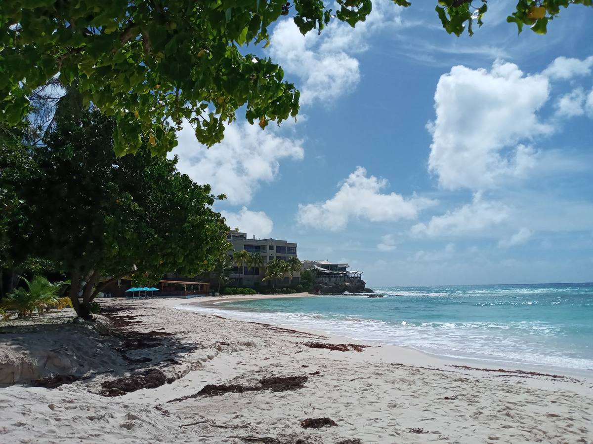 A turquoise beach near Bridgetown, Barbados