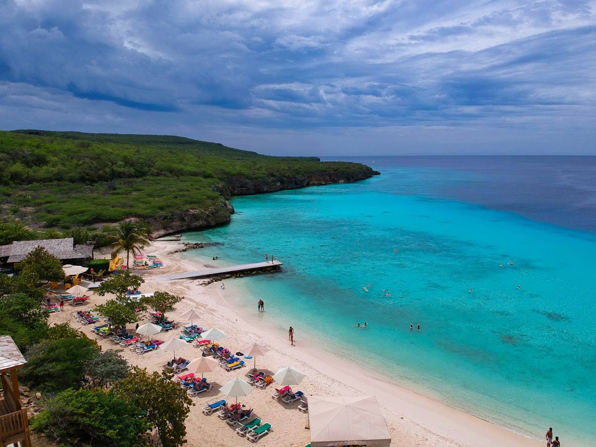 Playa Porto Marie, one of the best-known beaches in Curaçao