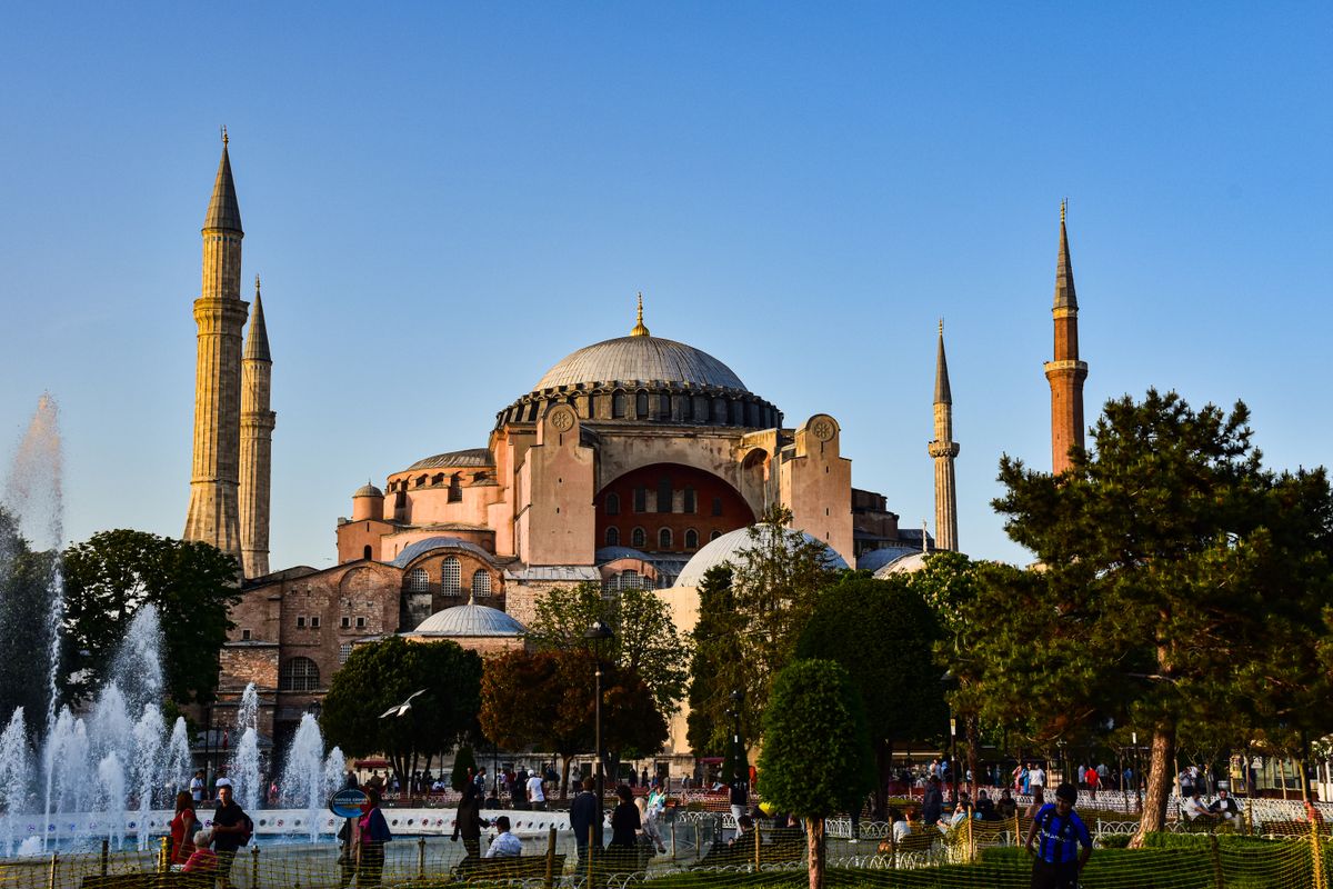 Hagia Sophia in the Sultanahmet district of Istanbul