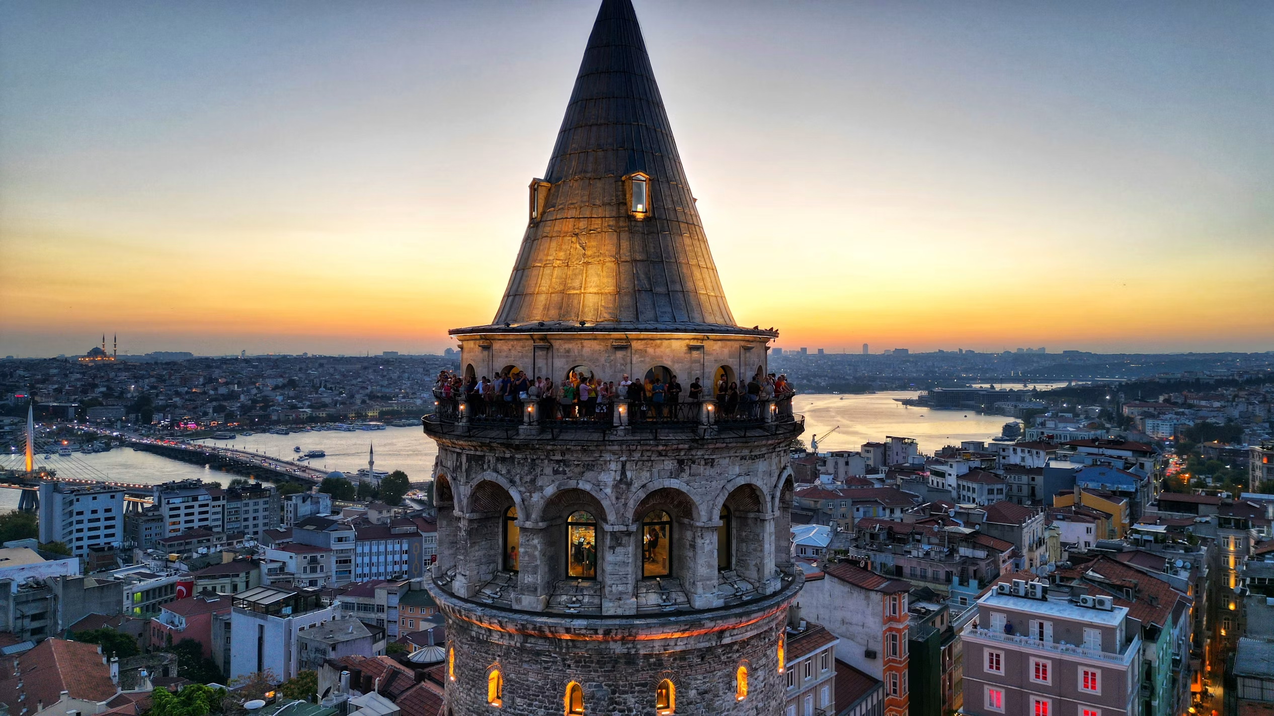Galata Tower above the Istanbul skyline
