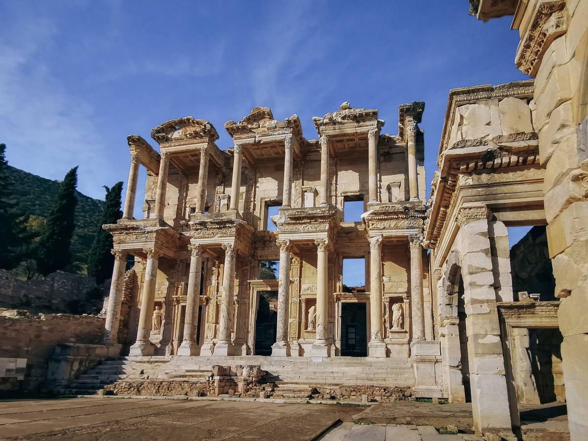 The Library of Celsus at ancient Ephesus