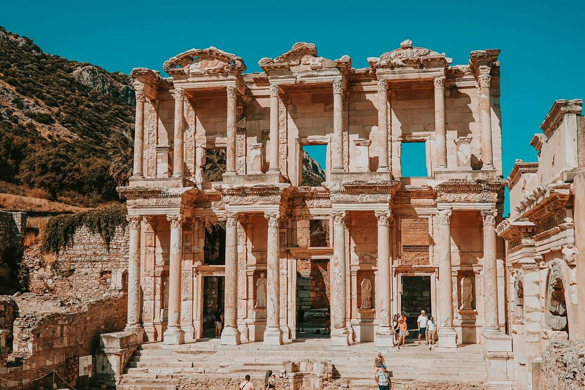 The Library of Celsus at ancient Ephesus