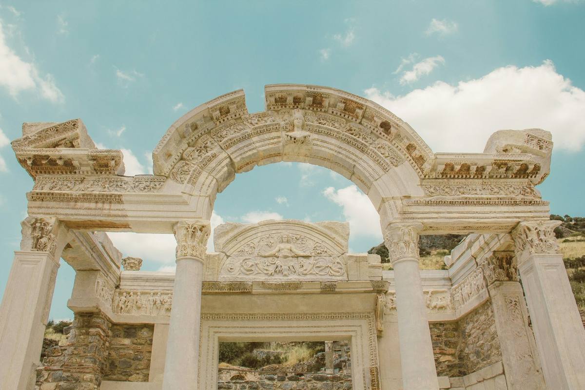 The Temple of Hadrian at Ephesus